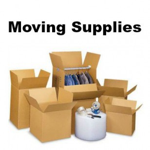 Moving Boxes and Supplies collage